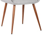 Agi - Dining Chair - Walnut / Gray - Image 7