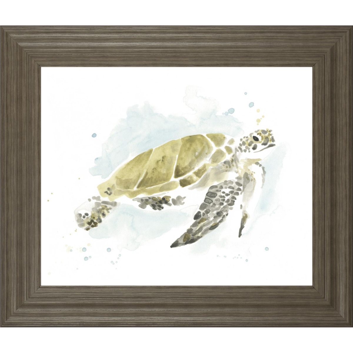 4902afd8b9f85692332b98b122b99f4d 22x26 Watercolor Sea Turtle Study I By June Erica Vess - Beige - Image 1