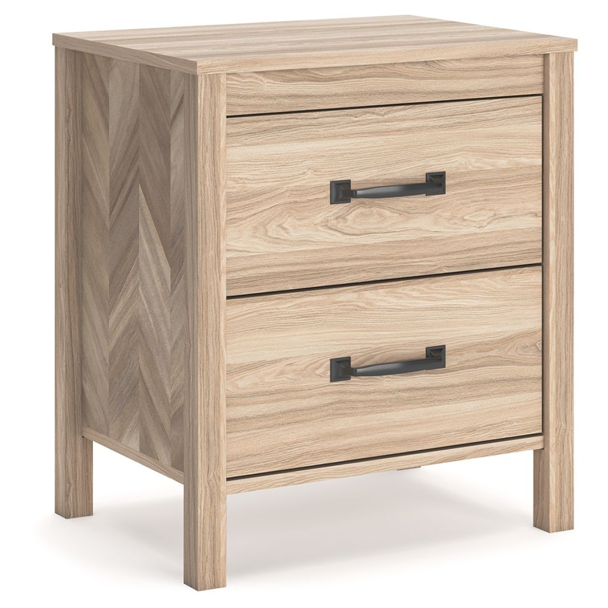 4c49d7cc197a2a66c2f44a23f9c8b408 Battelle - Two Drawer Night Stand - Tan - Image 1