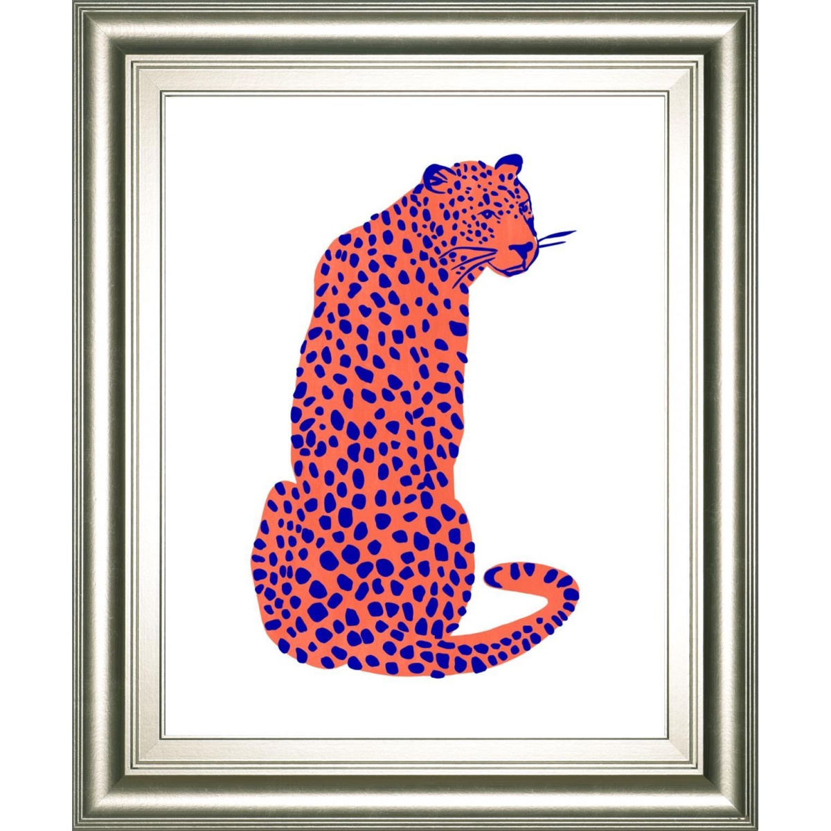 4f1170fb951a130595ba5eadbb9648a3 22x26 Bright Leopard II By Emma Scarvey - Pink - Image 1
