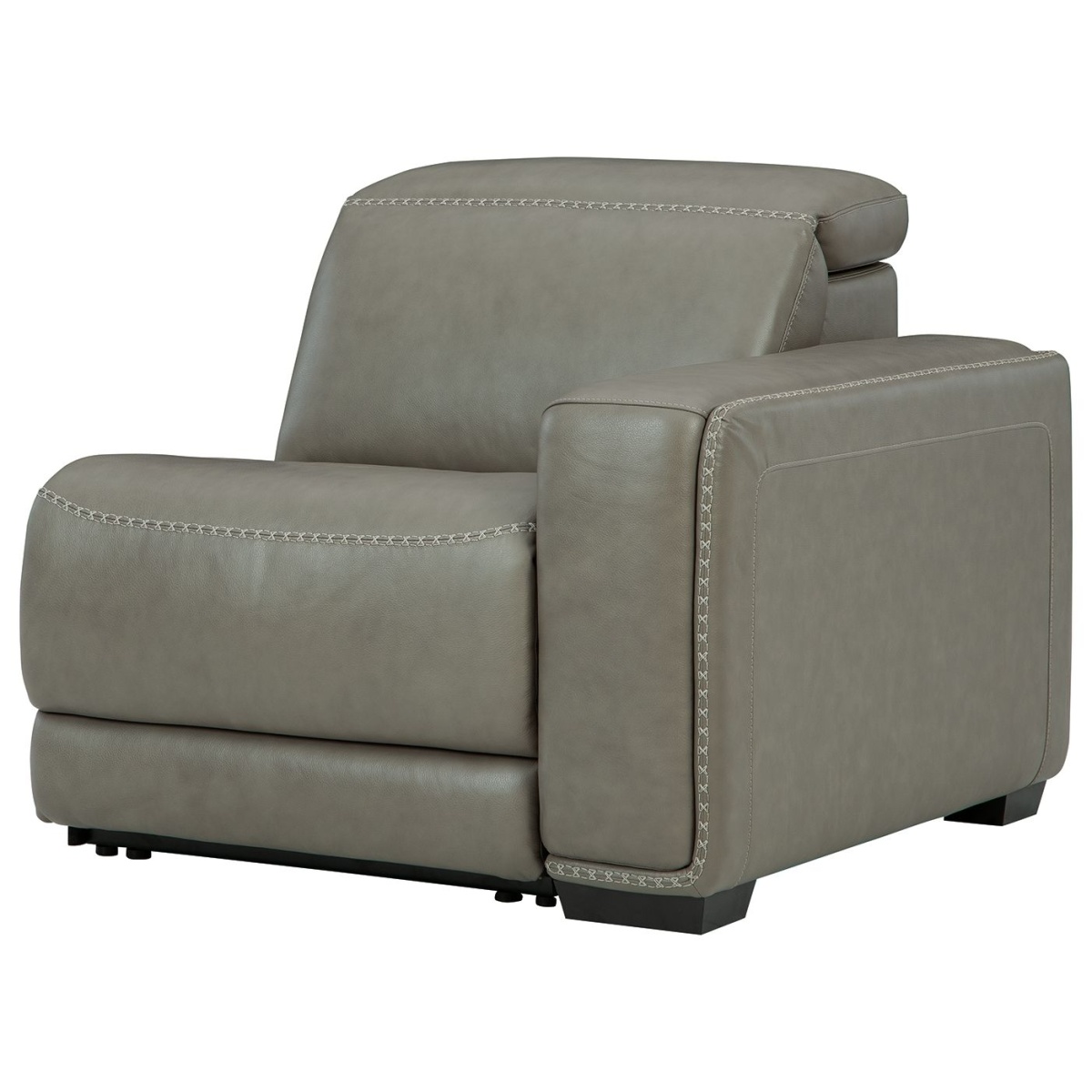 52252a9953aeb6efb1da896350821f4d Correze - RAF Zero Wall Power Recliner - Gray - Image 1
