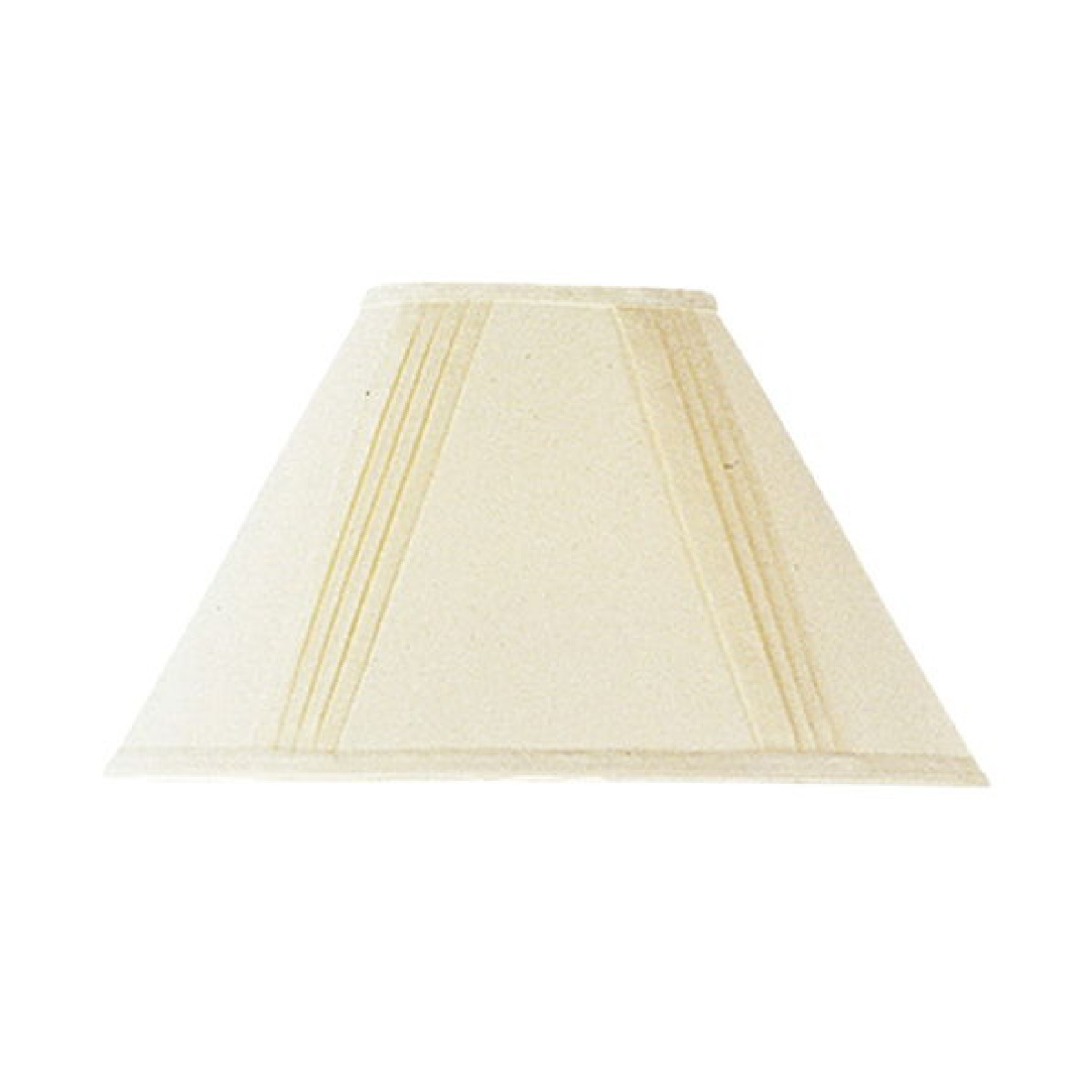 58c660f639fcf4d158e0205351e95ab6 10" Height Linen Shade - Beige - 16" Diameter - Image 1