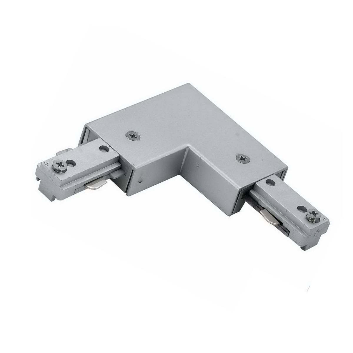 590096bb79f8738917bfebae39726ee4 0.8" Height L Connector - Brushed Steel - Image 1