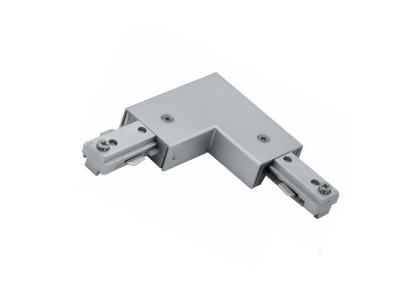 0.8″ Height L Connector – Brushed Steel Lighting Accessories