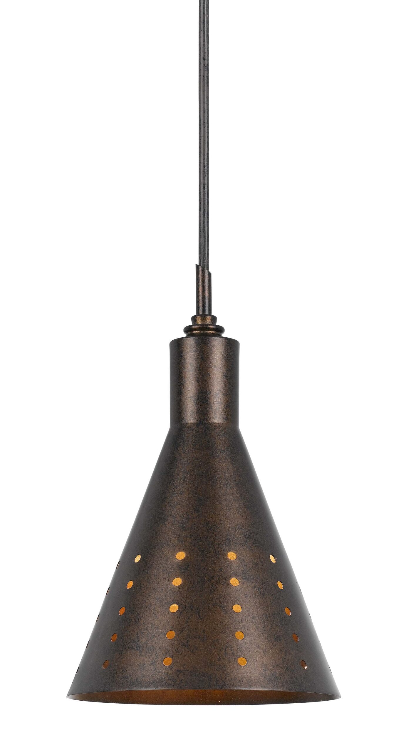 9.8" Height Metal Pendant - Oil Rubbed Bronze
