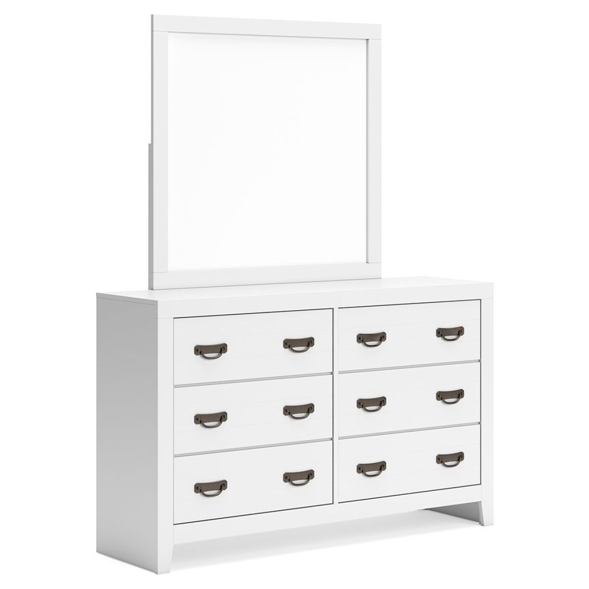 61214fd59f0c5fcdb0965ceb42a7b22a Binterglen - Dresser And Mirror - White - Image 1