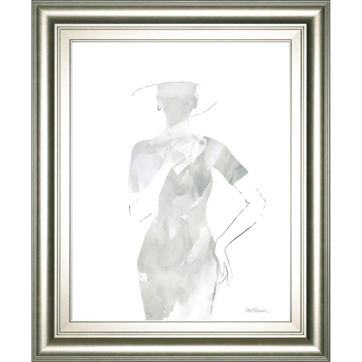 62b88f6c1aa02c802b368b5c398f1715 22x26 Fashion Cover I By Carol Robinson - Pearl Silver - Image 1
