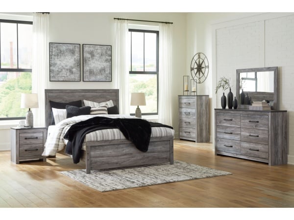 Bronyan – Queen Panel Bed – 7 Pc. – Dresser, Mirror, Chest, Queen Bed, 2 Nightstands – Dark Gray Bedroom Sets Bronyan – Queen Panel Bed – 7 Pc. – Dresser, Mirror, Chest, Queen Bed, 2 Nightstands – Dark Gray Bedroom Sets