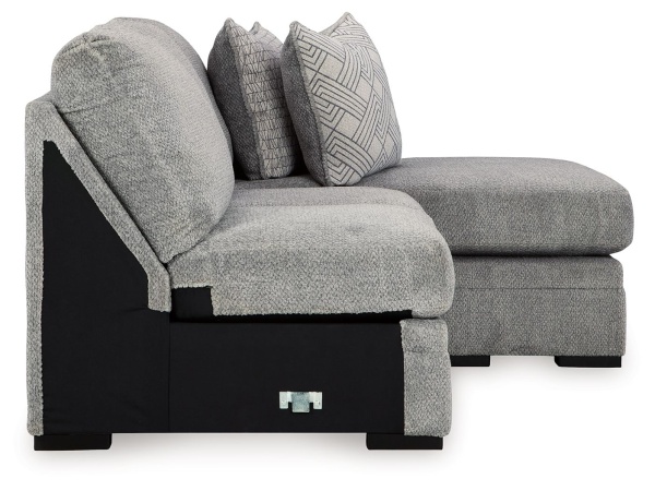 Casselbury - Raf Sofa Chaise - Cement - Image 5