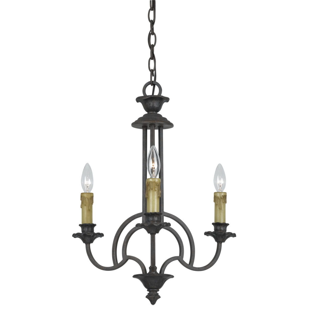 6a118950b0585efc4fe25224dd8b54dc Elberton - 21" Height Three Light Chandelier - English Bronze - Image 1
