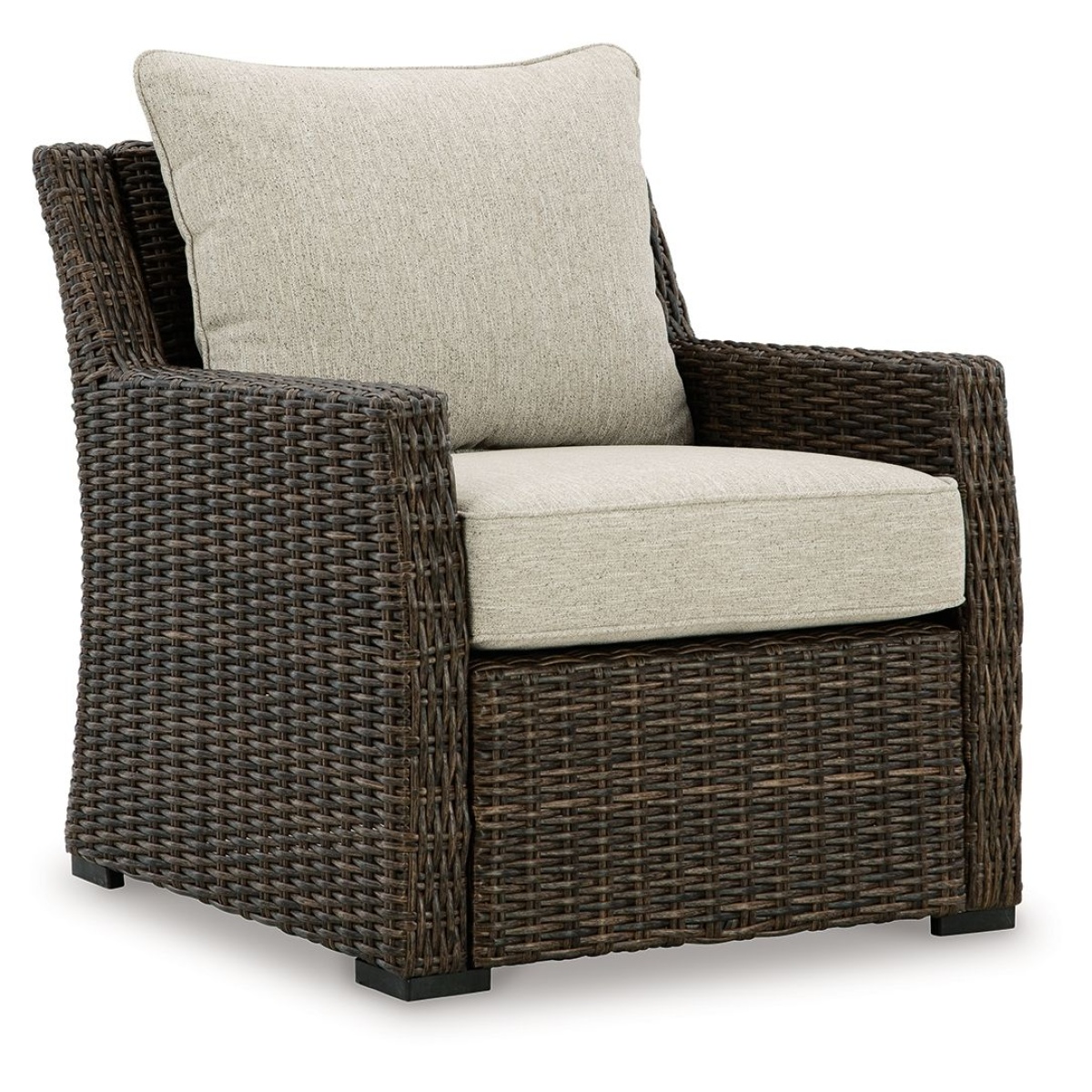 6b4b38023a17e8f6b2663ddba264a4ab Brook Ranch - Lounge Chair With Cushion - Brown - Image 1