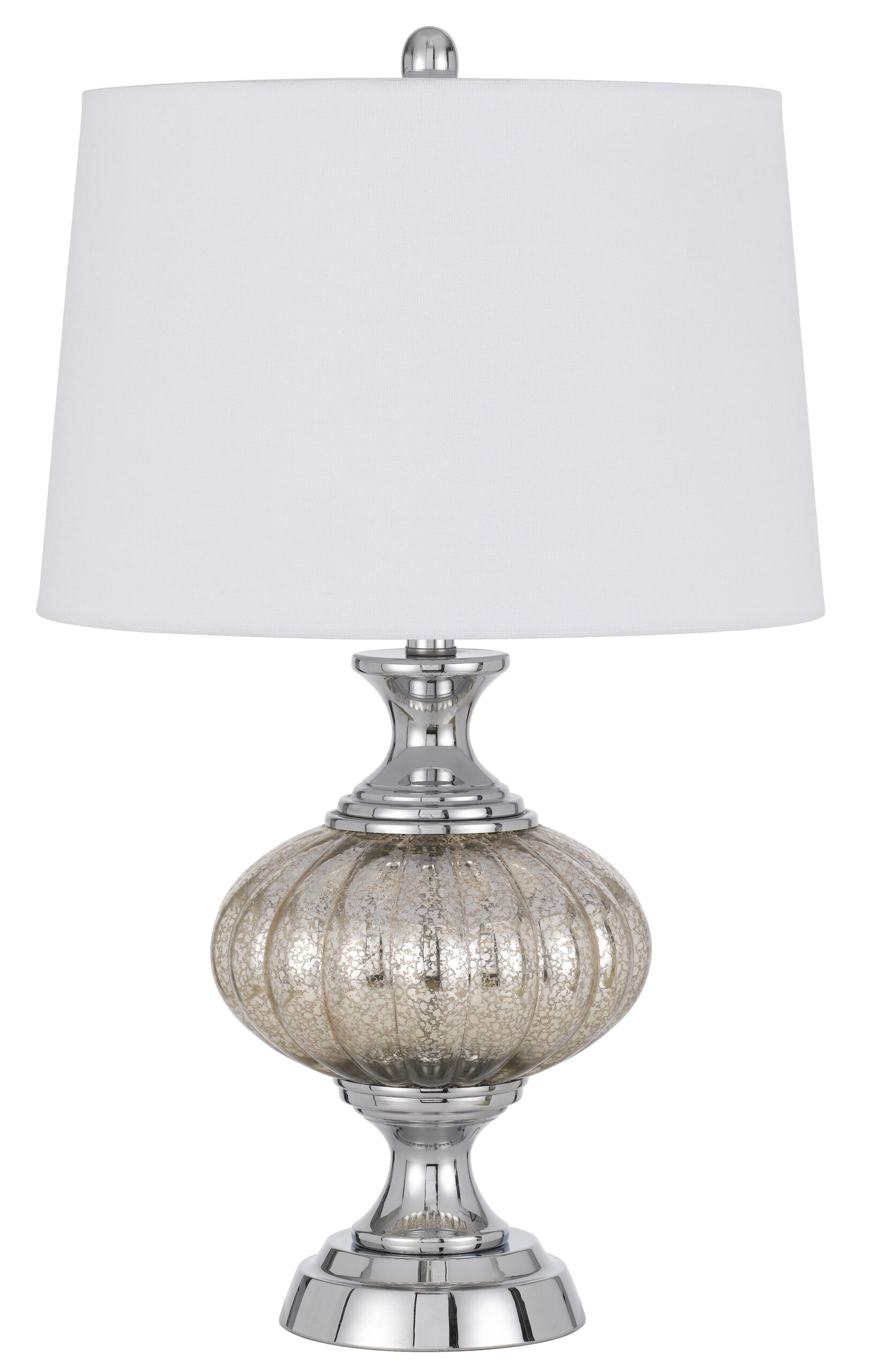 Ossona - Table Lamp - Chrome & Crackle