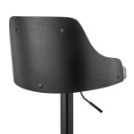 Asher - Adjustable Bar Stool - Gray / Black - Image 7