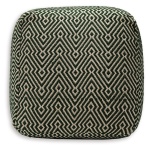 Abacy - Pouf - Green / Ivory - Image 4