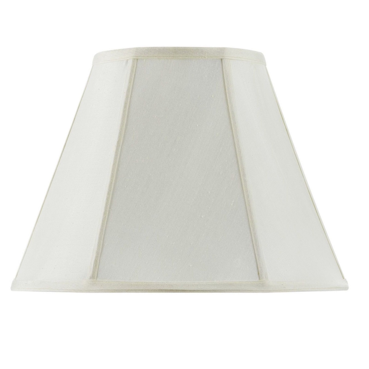 735b09f69505d6e91f5140d4ce11c851 Piped Empire - 13" Height Fabric Shade - Eggshell - Image 1