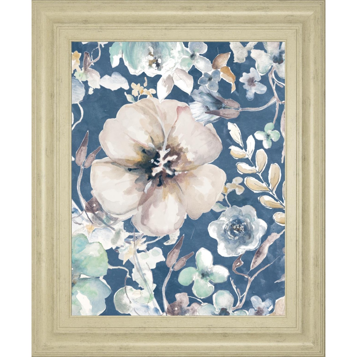 74bb43e4c3b7c7484bbd40499792bbdc 22x26 Indigo Beautiful II By PatriciaPinto - Blue - Image 1