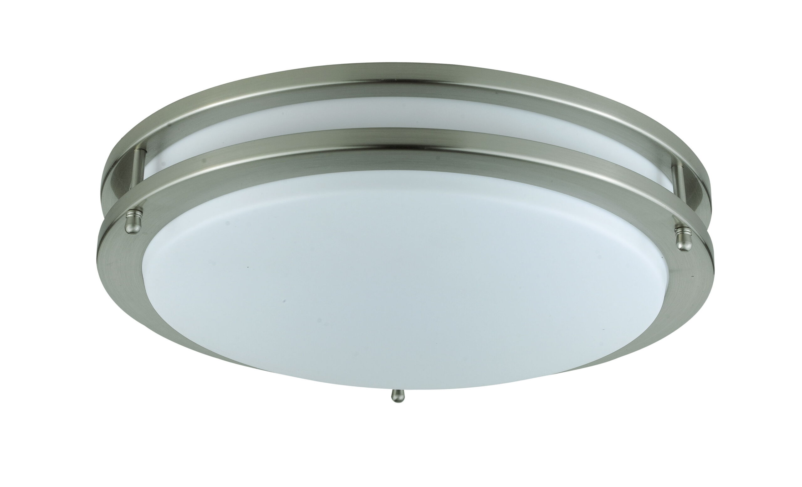 3.75" Height Ceiling Fixture - Brushed Steel