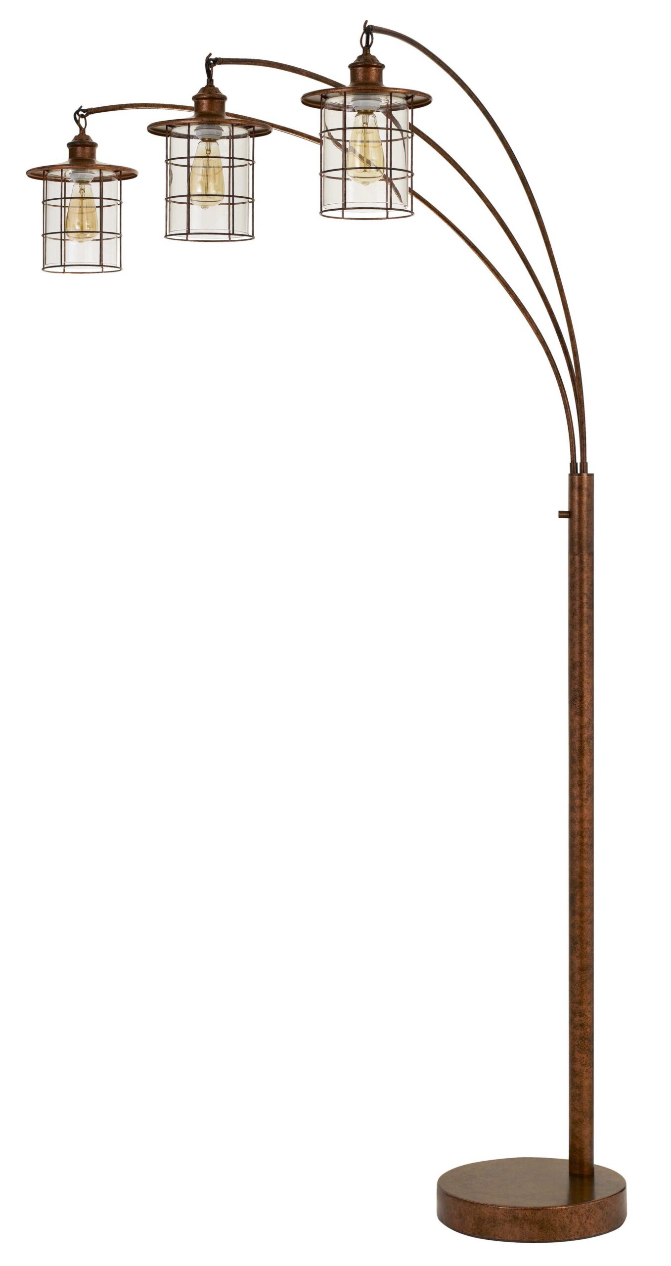 Silverton - 89" Height Metal Floor Lamp - Rust
