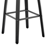 Arabela - 26" Swivel Bar Stool - Gray / Black - Image 8
