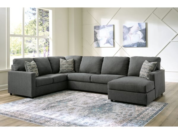 Edenfield – Left Arm Facing Corner Chaise 3 Pc Sectional – Charcoal Sectionals 19 Edenfield – Left Arm Facing Corner Chaise 3 Pc Sectional – Charcoal Sectionals 19