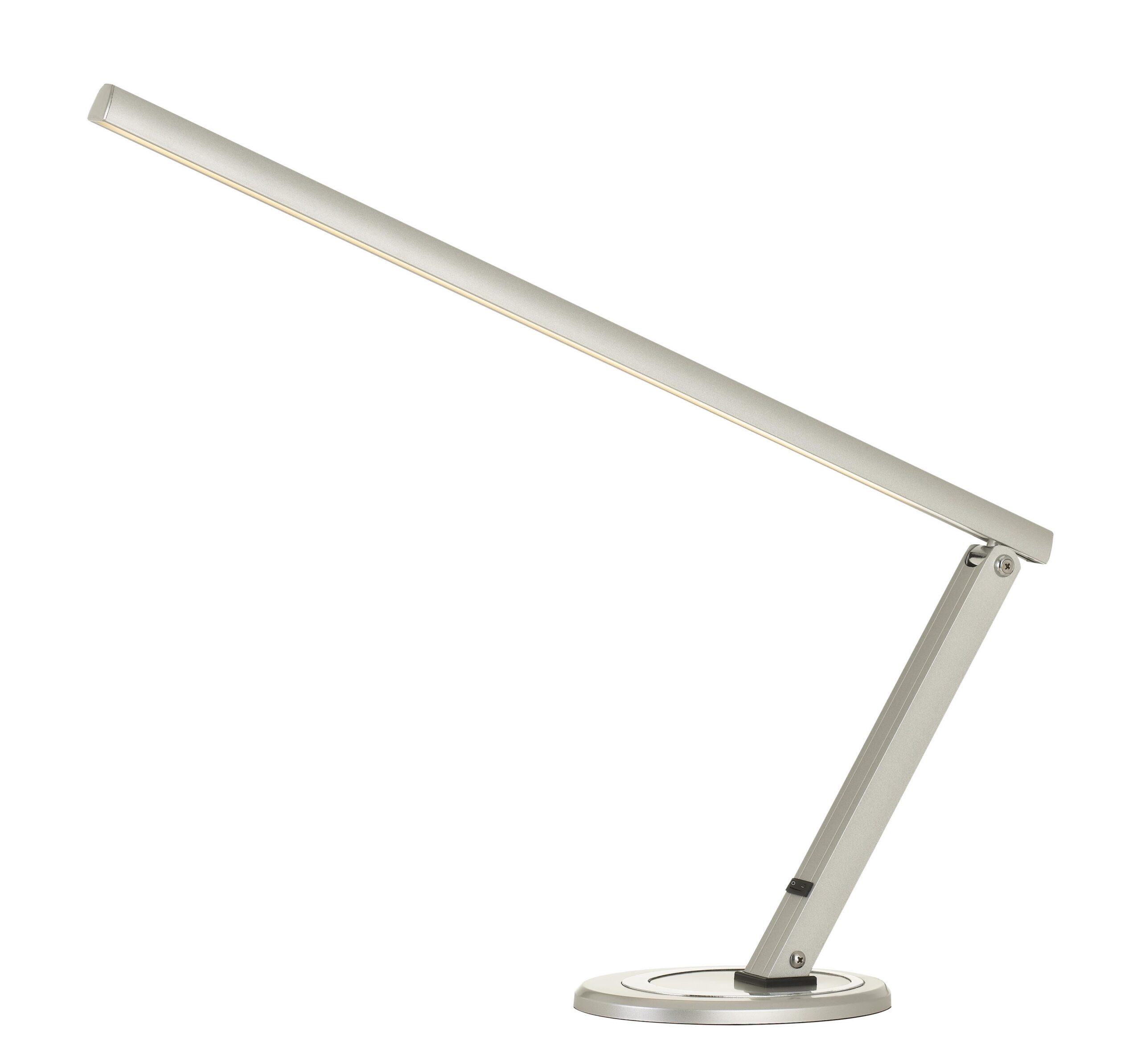 Savona - 27" Height Metal LED Desk Lamp - Satin Nickel
