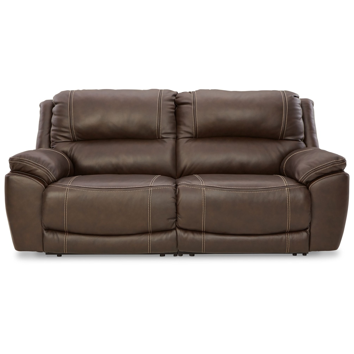 88289c0f25df4586e645889e1162f519 Dunleith - 2-Piece Power Reclining Loveseat - Chocolate - Image 1