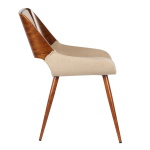 Agi - Dining Chair - Walnut / Brown - Image 3