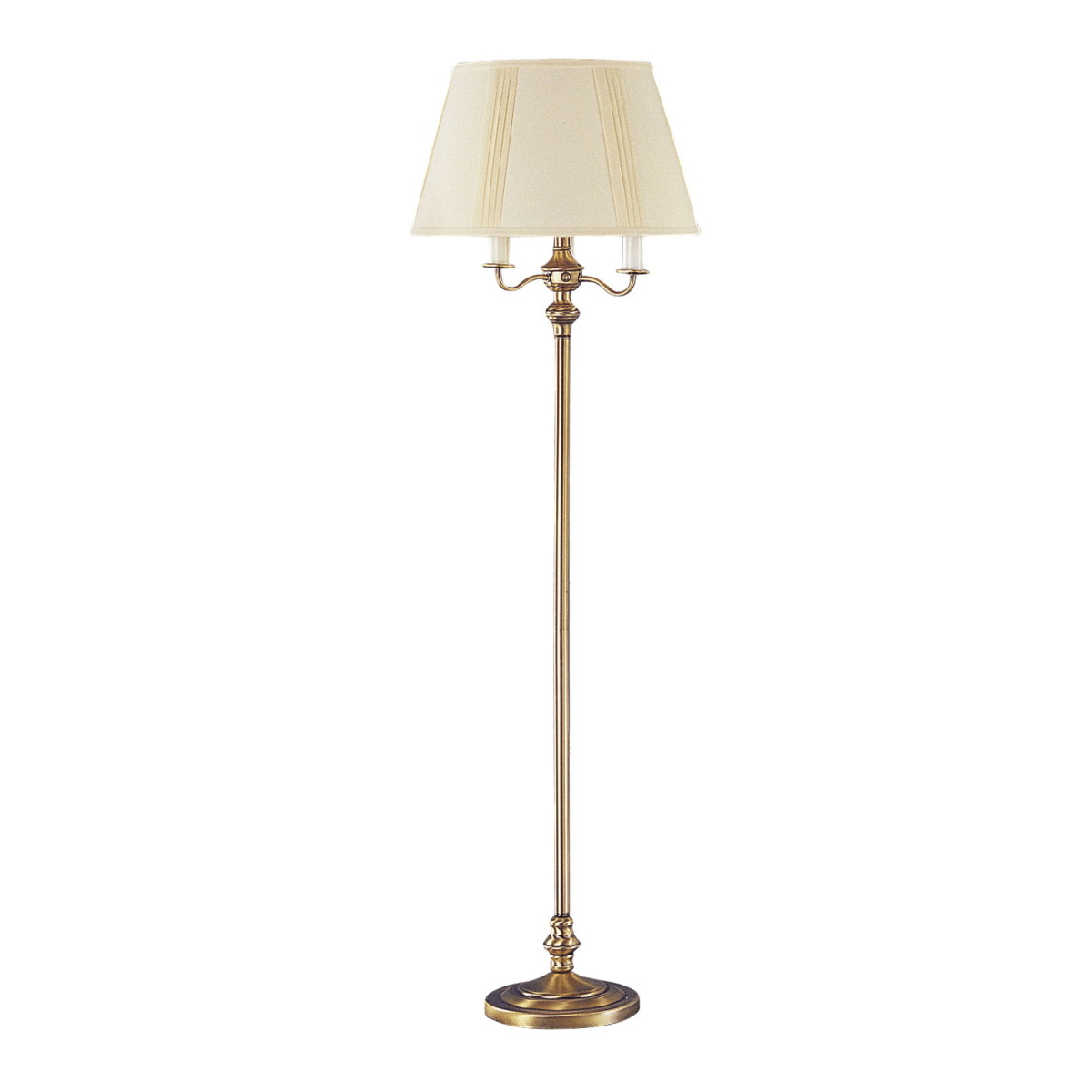 8ad60abadb4af6590b28779f0d3c5f37 59" Height Metal Floor Lamp - Antique Brass - Image 1
