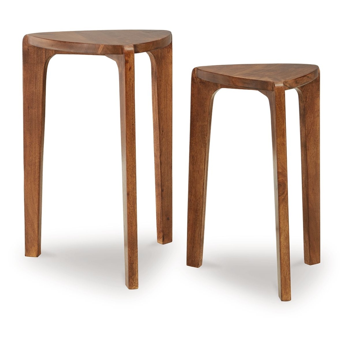 8e0bf89dabc9b127b29b70754e5b1eba Brynnleigh - Accent Table Set (Set of 2) - Medium Brown - Image 1