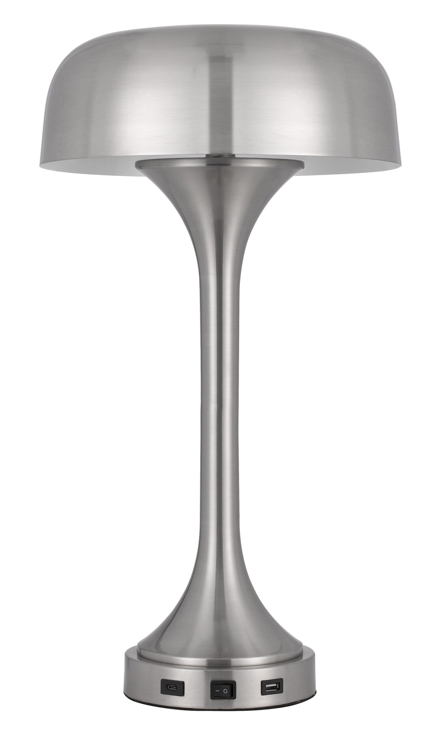 Mushroom - Table Lamp - Brushed Steel