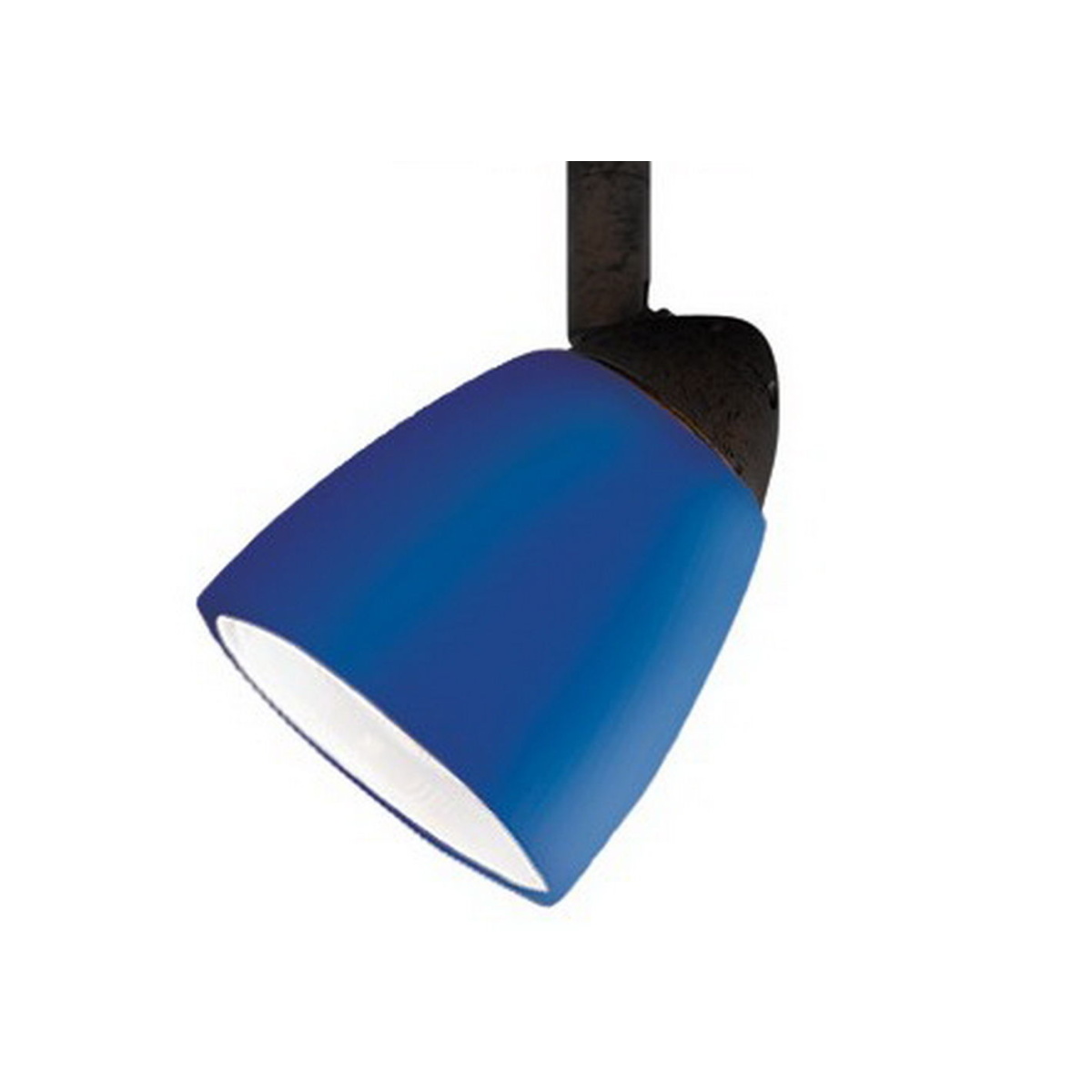 8f168f3caac50b81b37aac1364e74fe9 4.87" Height Serpentine Track Head With Shade - Blue & Rust - Image 1