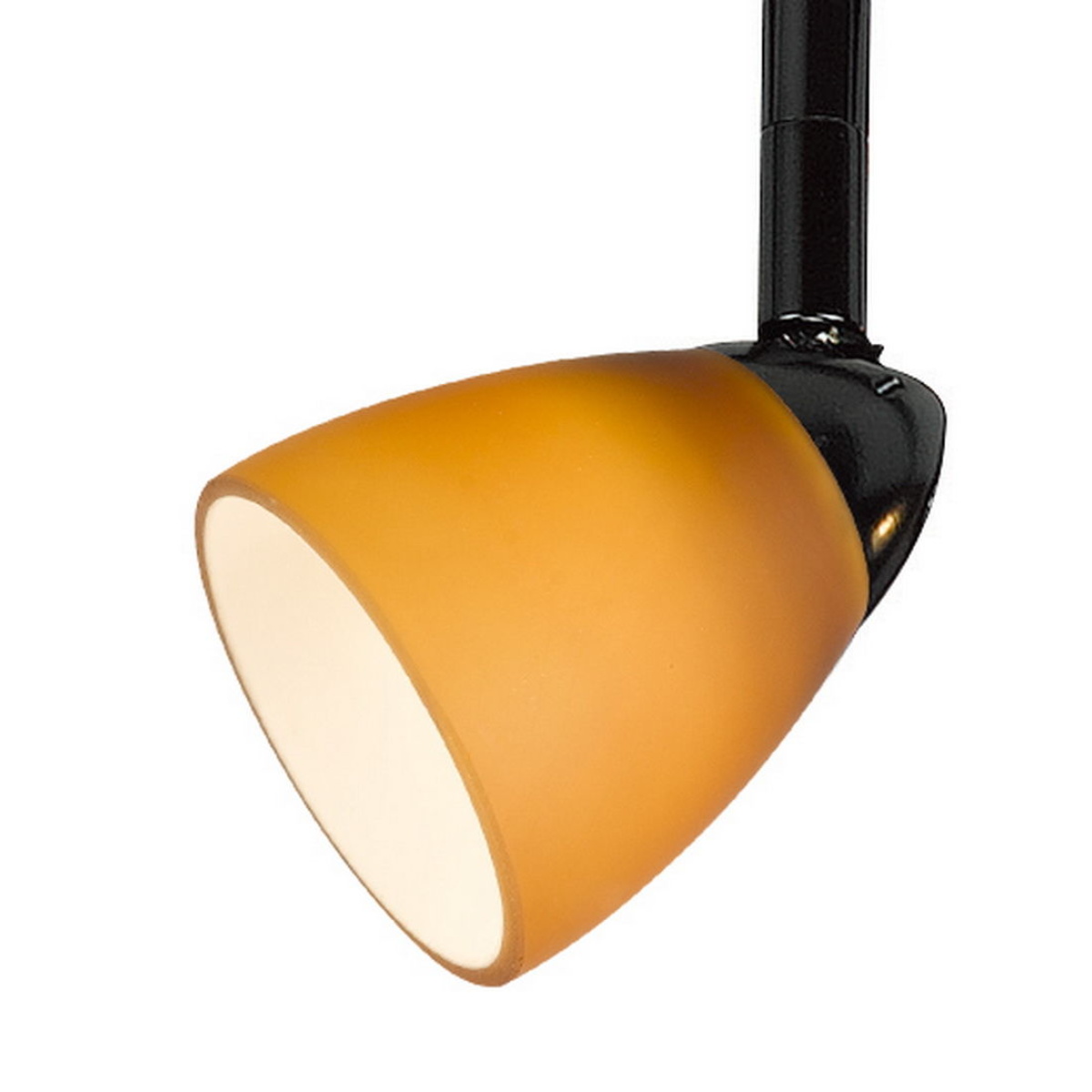 92af89ccf73b1d96d3719ec8bb6685a3 4.87" Height Serpentine Track Head With Shade - Amber & Black - Image 1