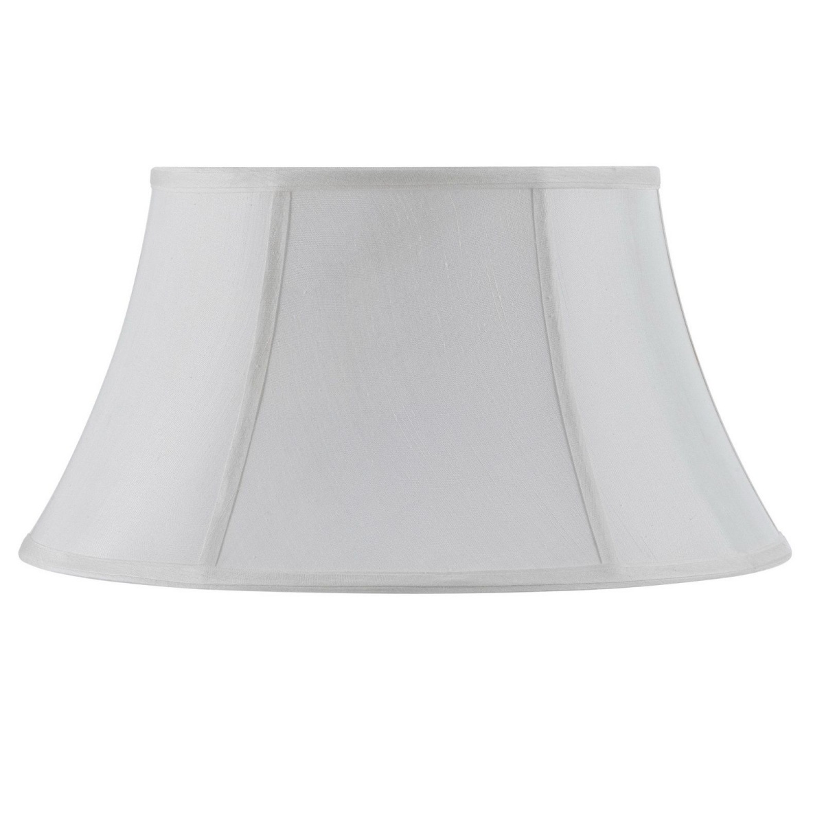 93f76dc1e29dda479ef59ba993d96b92 Piped Swing Arm - 8.5" Height Fabric Shade - White - Image 1