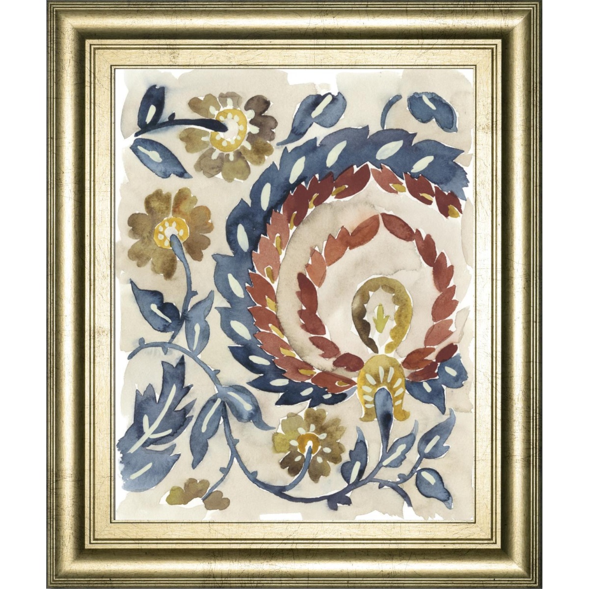 949c4621e33ac2e25260b2ce5d553e87 22x26 Paisley Path I By Chariklia Zarris - Beige - Image 1