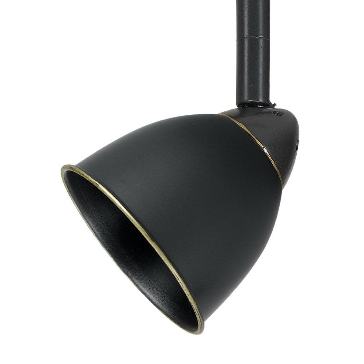 952b9c99331b697ba72560427929d5ab 4.87" Height Serpentine Track Head With Shade - Dark Bronze - Image 1