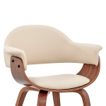 Adalyn - Dining Room Accent Chair - Cream / Walnut - Image 6