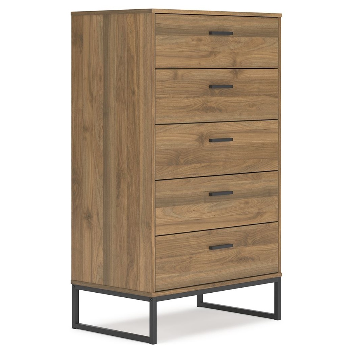 9a7a7cb65d6264b1a28be4928f4e104f Deanlow - Five Drawer Chest - Honey - Image 1