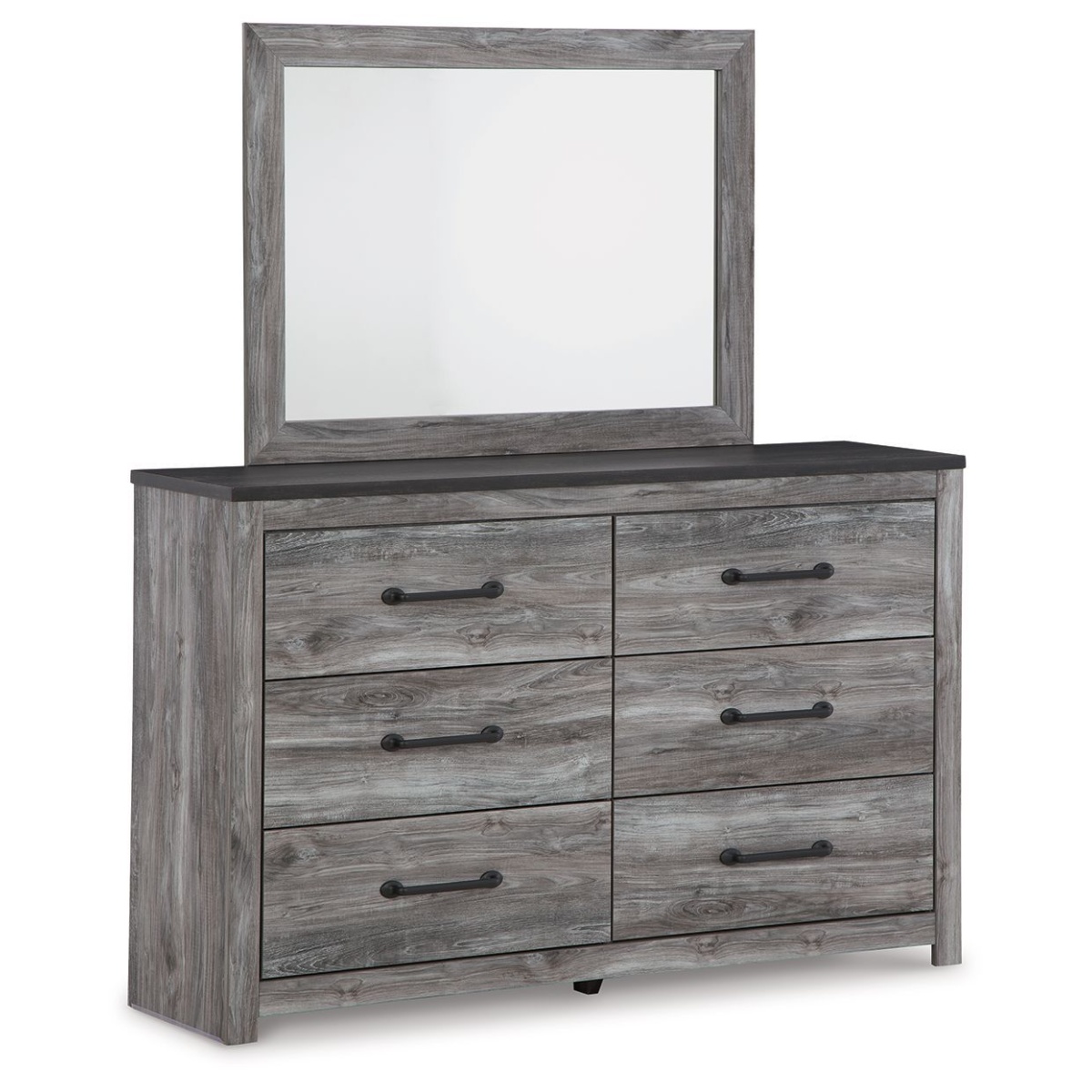 9c0f6b83834d802261721e282b8e1496 Bronyan - Dresser And Mirror - Dark Gray - Image 1