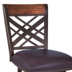 Tahiti - 26" Barstool PU Upholstery - Auburn Bay / Brown - Image 3