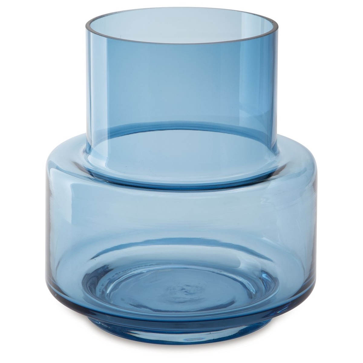 9dde44d4d1f4d1de3a5ac21d89d4c2ac Bealen - Indoor/Outdoor Vase - 9" - Dark Blue - Image 1