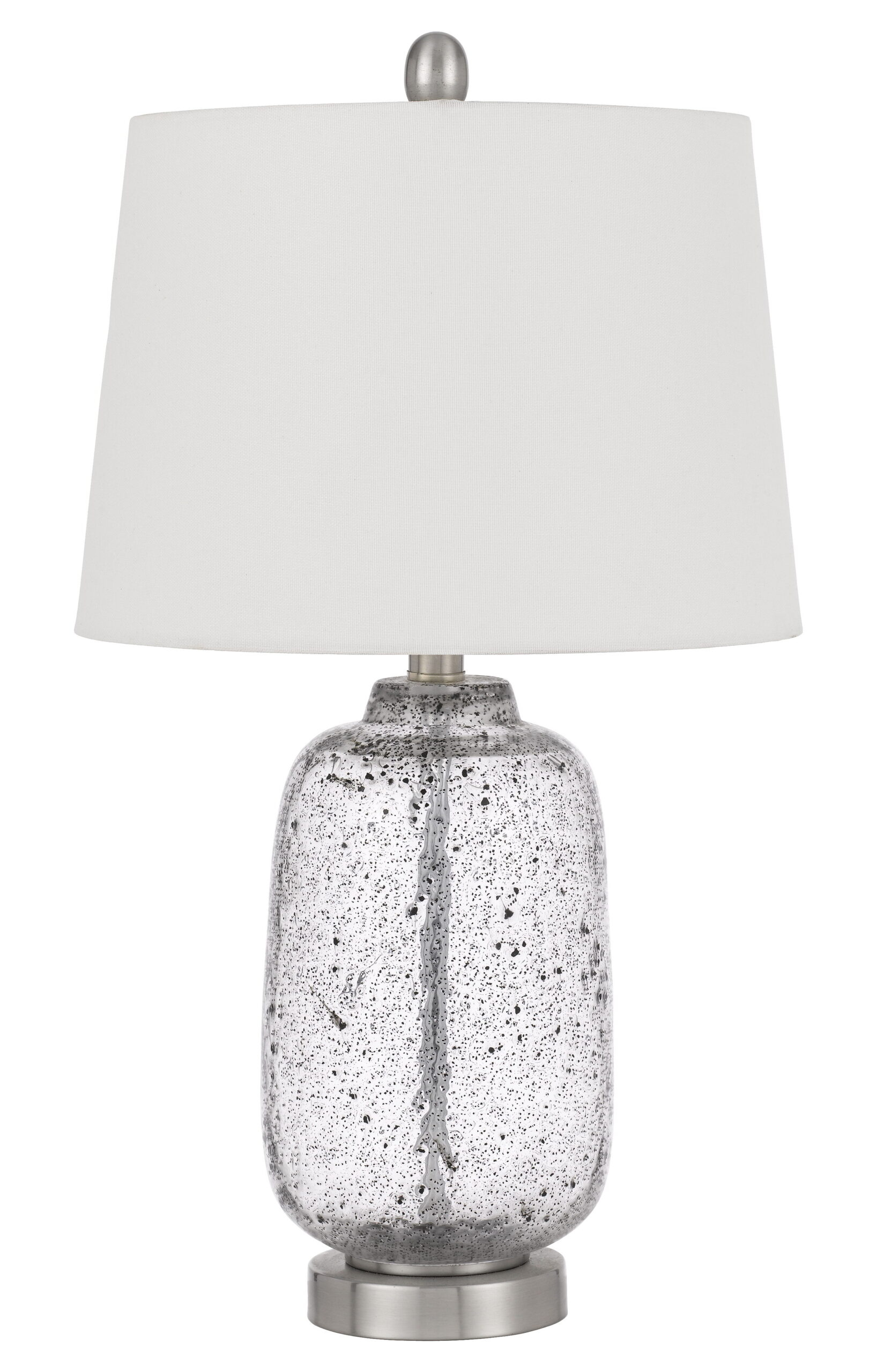 9ec2cdb62ebd446c77c7425fe2e4b0c7 Solaro - Table Lamp - Brushed Steel & Glass - Image 1