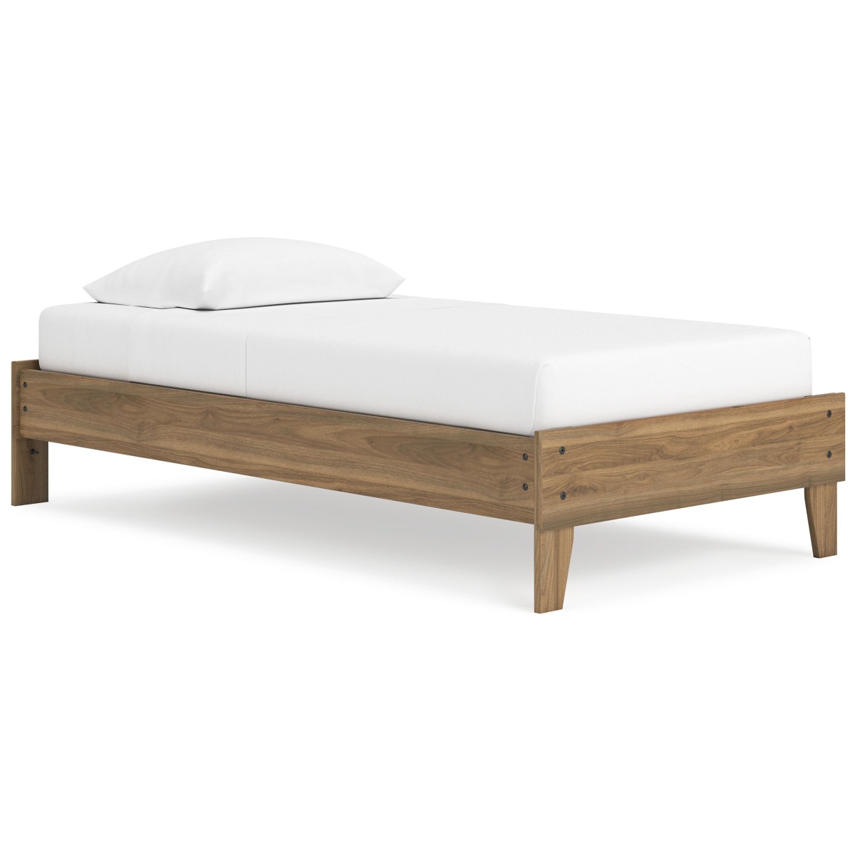 9ffb5c5be84a8007c9b03f800609a24e Deanlow - Twin Platform Bed - Honey - Image 1