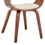 Adalyn - Dining Room Accent Chair - Cream / Walnut - Image 8
