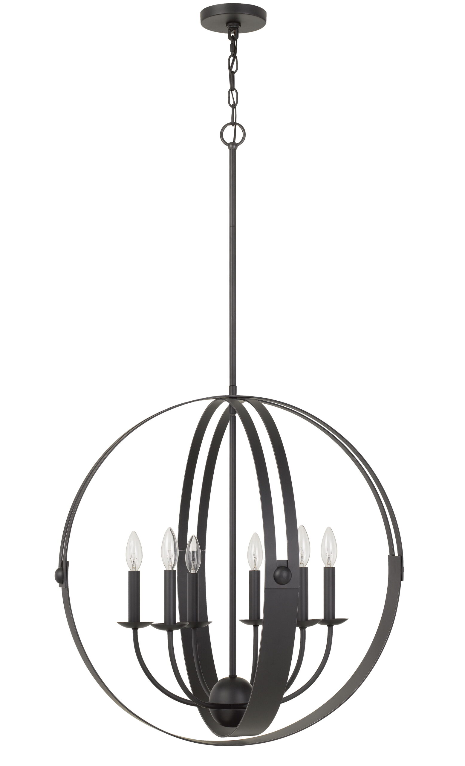 Valais - Chandelier - Matte Black