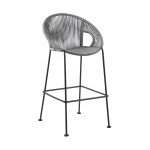 Acapulco - 26" Indoor / Outdoor Steel Bar Stool - Gray