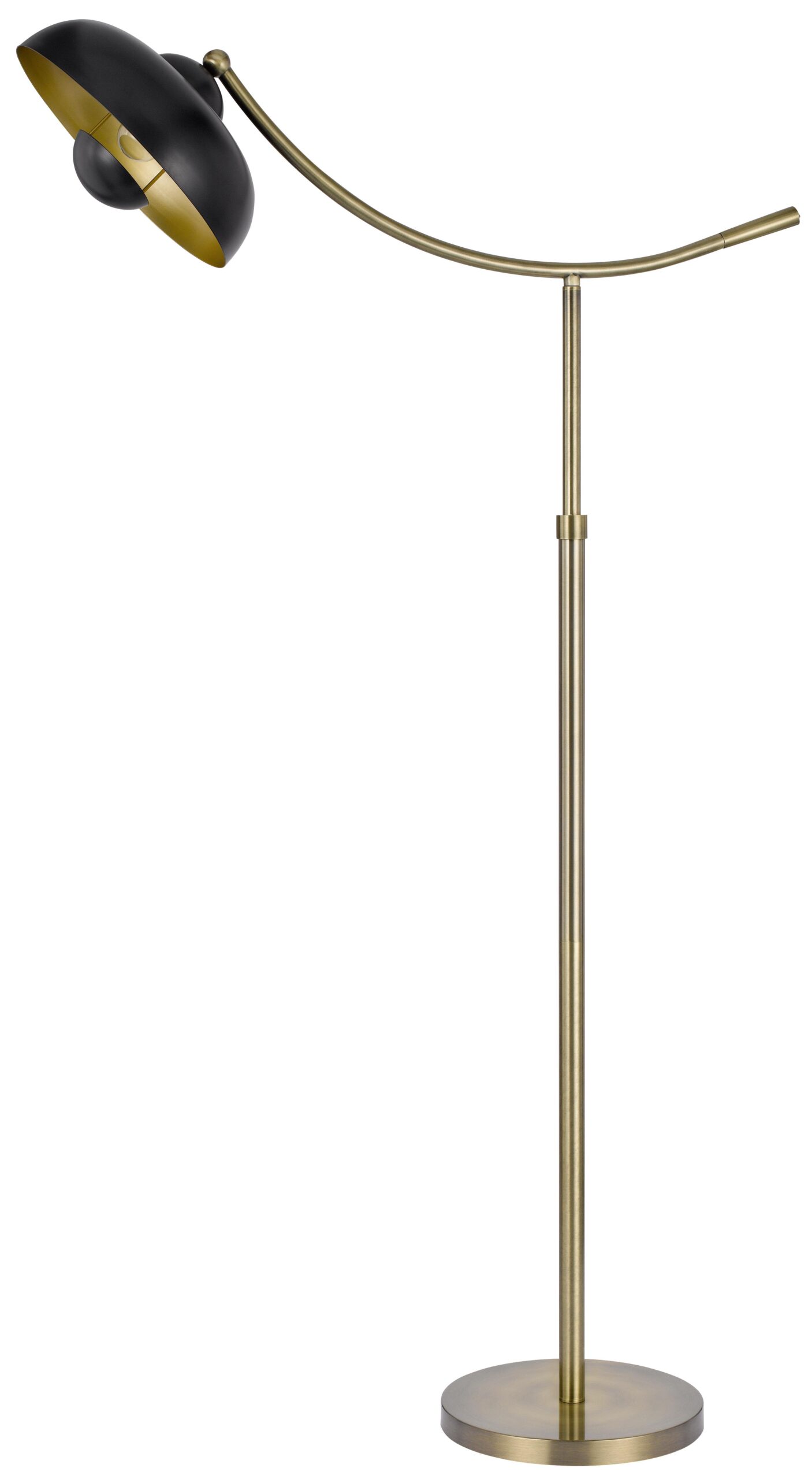 Planetoid - Floor Lamp - Antique Brass & Dark Bronze