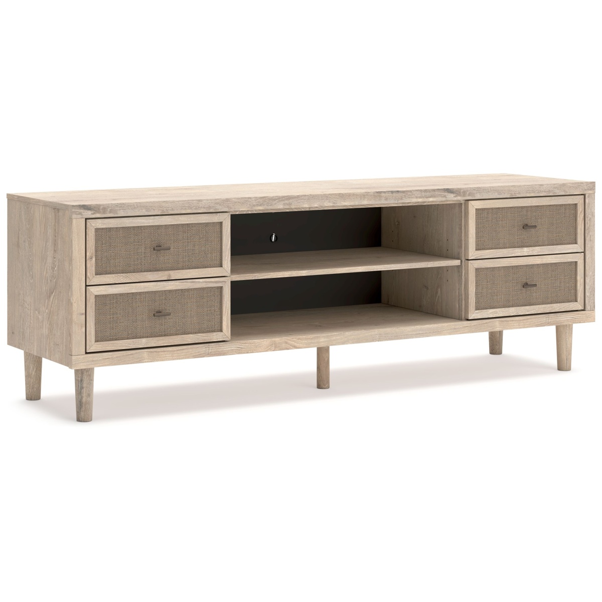 b82f6e9f4fc494057194d47e2f2bc462 Cielden - Extra Large TV Stand - Two-tone - Image 1