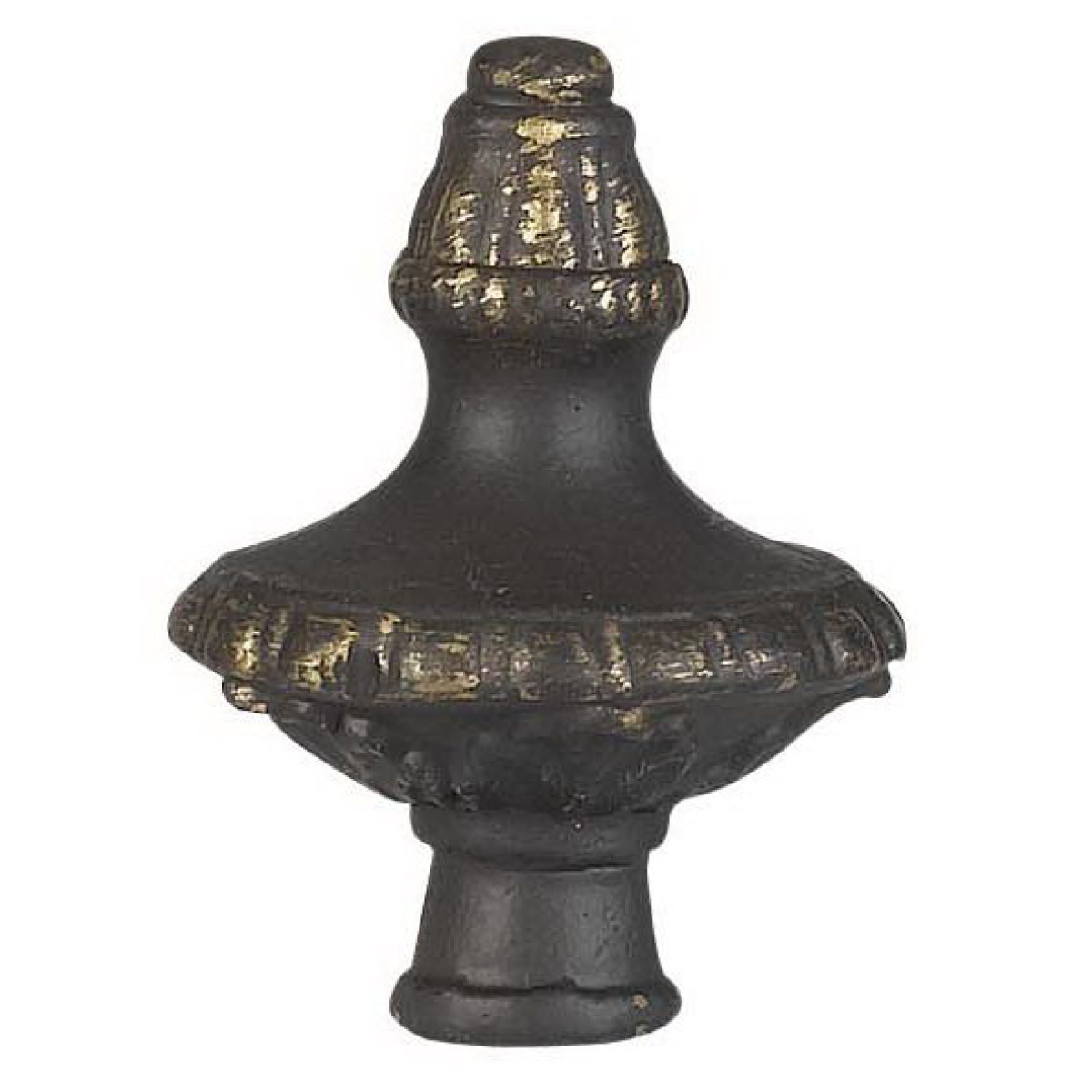 bc75a729d42d0764d736a70340e357b4 2.38" Height Metal Cast Finial - Dark Bronze - Image 1