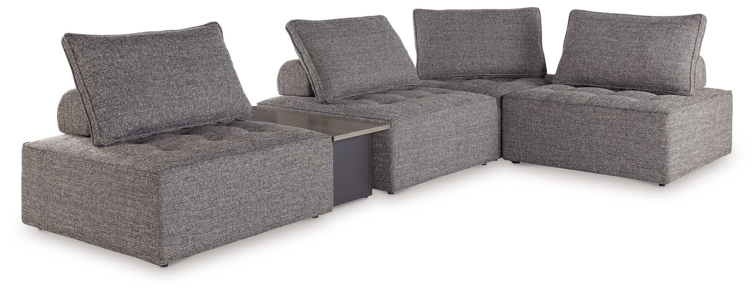 Bree Zee - 5-Piece Outdoor Sectional - Brown