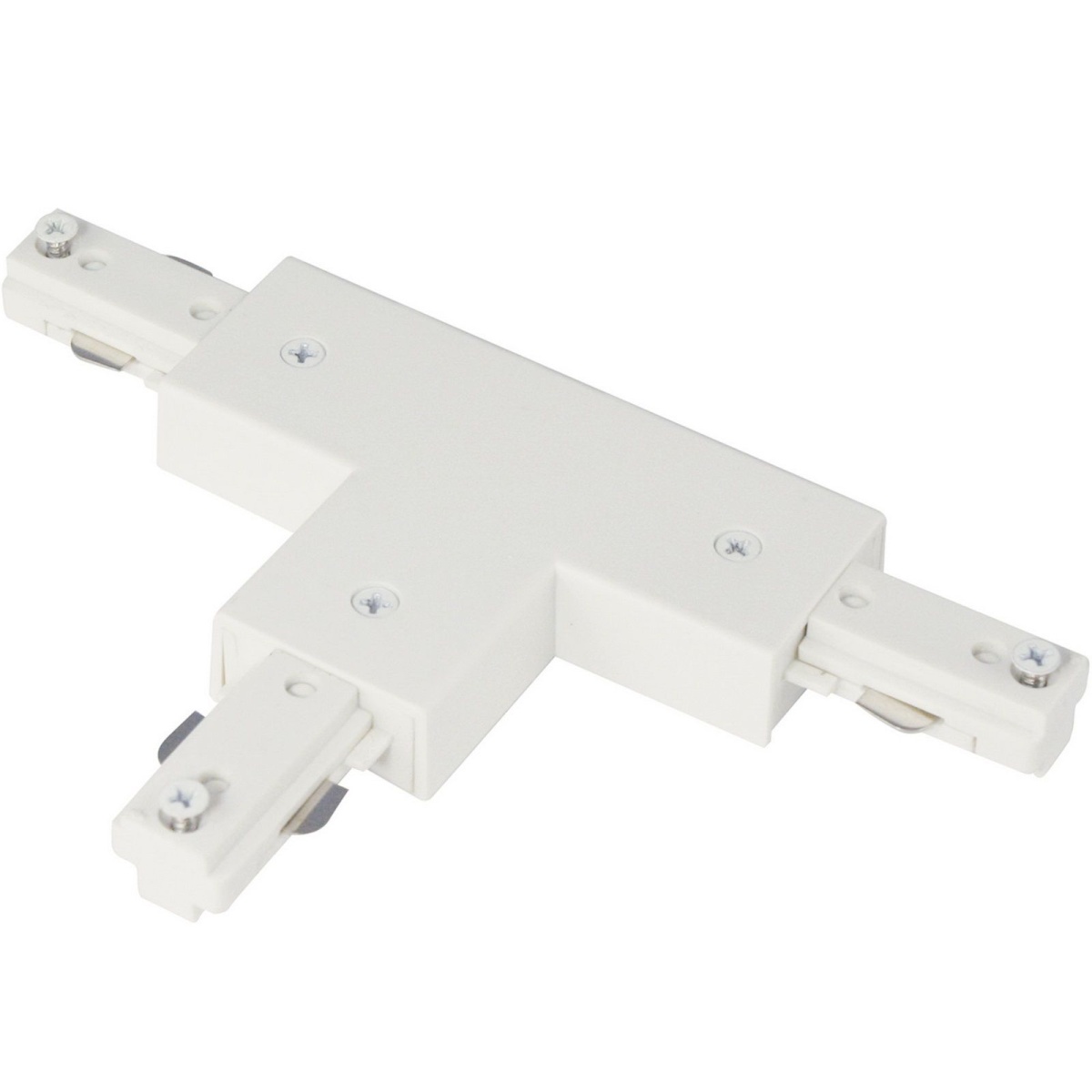 c41197ba4003b72af5965e5cae6201b1 0.8" Height T Connector With Left Polarity - White - Image 1